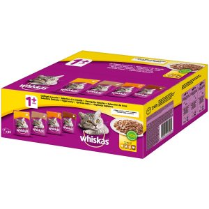 Whiskas Adult 1+ Geflügelauswahl in Gelee 160x100g