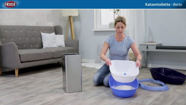 Hygienisches Trennsystem: TRIXIE Katzentoilette Berto