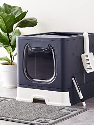 Katzentoilette mit Dach