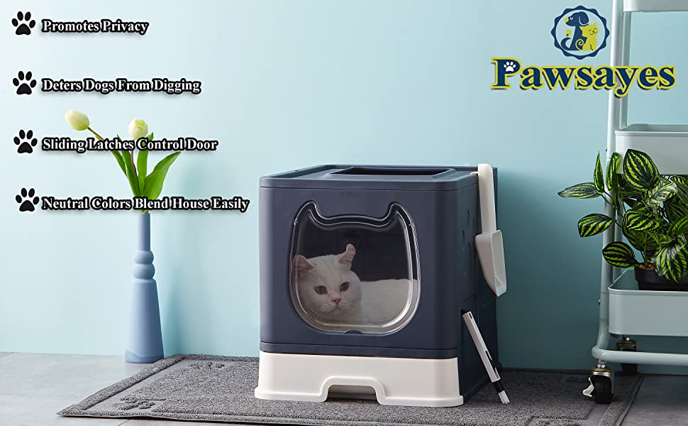 Katzentoilette mit Abdeckung