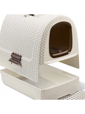 Katzentoilette Rattan Einzelteile