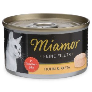 Miamor Feine Filets in Jelly Huhn und Pasta 100g Dose 24x100g