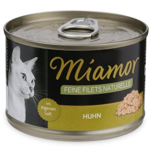 Miamor Feine Filets Naturelle Huhn 156g Dose 24x156g