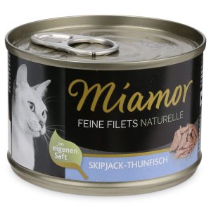 Miamor Feine Filets Naturelle Skipjack-Thunfisch 156g Dose 24x156g