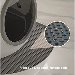 Langlebige Haustiertoilette, elektrisch, intelligente Katzentoilette, geschlossen, automatische Katzentoilette, automatische Reinigung/Desodorierung/App-Betrieb, große Katzentoilette, herausziehbares