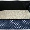 Alfie Torin Katzentoilette für Haustiere, zusammenklappbar, tragbar, Marineblau