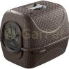 Bama Spa Katzentoilette Design Rattan Optik Katzenklo Katzen Hauben Toilette WC Filter Taupe