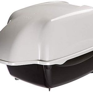 Ferplast 72071099W1 Katzentoilette im Freien Cosmic Outdoor Bedeckter Abfall, Beweis Regen, Verhindert das Eindringen von Hunden, 1 stück