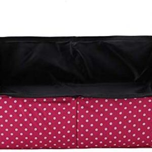 Goick Faltbare Katzentoilette - wasserdichte Nylon-Katzentoilette, die als Katzentoilette oder Aufbewahrungsbox verwendet Werden kann(Rosenrot)
