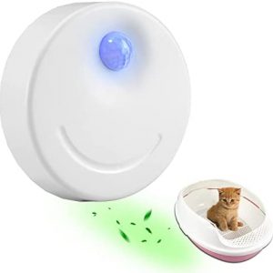 Katze Wurf Deodorizer, intelligente Cat Litter Deodorizer, USB Wiederaufladbare Geruch Eliminator für Haustier Katzentoilette Gelten Haustierzimmer, Auto, Kleiderschrank, Schuhschrank, oder Küche