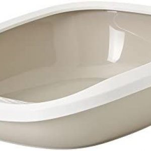 Katzentoilette "Gizmo Medium" mokka / weiß 44 x 35,5 x 12,5 cm