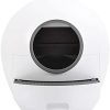 Langlebige Haustiertoilette, elektrisch, intelligente Katzentoilette, geschlossen, automatische Katzentoilette, automatische Reinigung/Desodorierung/App-Betrieb, große Katzentoilette, herausziehbares