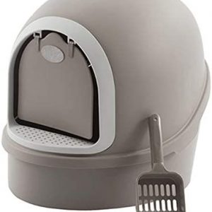 Litter Boxes Jumbo Größe Überdachte Katzentoilette XXL, Vollständig Geschlossene Katzentoilette Katzentoilette Katzenhaus Katzentoilette im Freien Geräumiges Interieur Ideal für Sehr Große Katzen