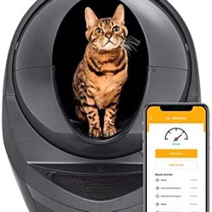 Litter-Robot 3 Connect Automatische selbstreinigende Katzentoilette (Grau) EU - WiFi