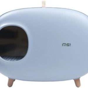MakeSure Katzentoilette mit Schublade - Blau - 60 x 38 x 45 cm - Design