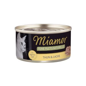 Miamor Feine Filets Naturelle Thunfisch und Lachs 24x80g