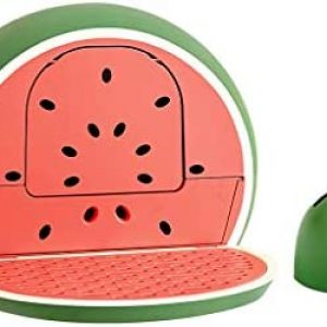 NYKK Katzen Nachfüllkassette Litter Locker Kreative Wassermelone Katzenklo Voll Katzentoilette, Große Schublade Katzentoilette Katze Liefert Katzenklo Eingeschlossen Katzentoilette mit Top-Eingang