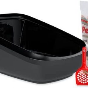 PeeWee EcoGranda - Katzentoilette - Starter-Paket Schwarz