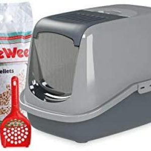 PeeWee EcoHus - Katzentoilette - Starter-Paket Grau