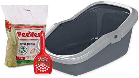 PeeWee EcoMinor - Katzentoilette - Starter-Paket Grau PeeWee EcoMinor - Katzentoilette - Starter-Paket Grau
