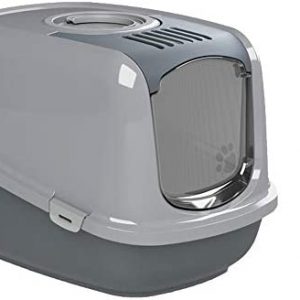 PeeWee Katzentoilette XXL EcoDome Katzenklo mit Sieb inkl. Schaufel L66,5 x B48,5 x H46,5 cm…