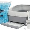 PetSafe Deluxe Katzentoilette mit Kristall-Katzenstreu, Bessere Flüssigkeitsabsorption und Geruchskontrolle, Leichte Reinigung, 1 Stück (1er Pack)