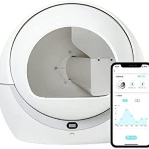 Petree self selbing cat Toilette beilied haustablett Katze streu Box automatische smart app Remote Sandbox caja de Arena para gato
