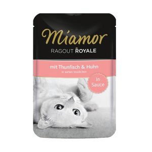Miamor Ragout Royale in Sauce Thunfisch und Huhn 44x100g