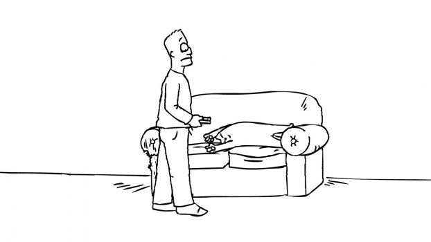 Simon and The Cat Fight Over The Best Spot On The Sofa – Simon’s Cat Extra | COMPILATION