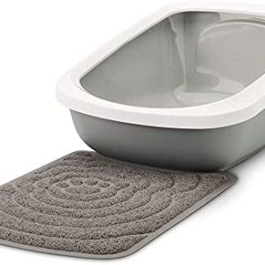 Sparpack Katzentoilette Katzenklo mit Rand ASEO Jumbo + Vorlegematte