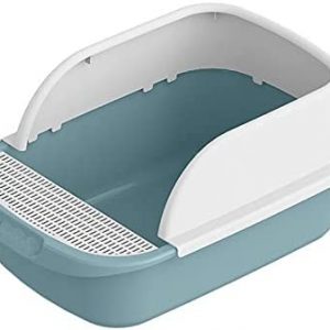 TOMYEUS Katzentoilette Haustier Toilette Katze BettPans Katze Hundeschale Sandkasten Home Kunststoff Anti Splash BettPan Katzen Wurf Box Katze Hund Saubere Toilettenbedarf Haustierzubehör