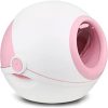 TOMYEUS Katzentoilette Katze Wurf Box Geschlossen Selbstreinigungstraining Katze Wurf Shovel Chat Toilette Katzen Winde Desodorierung Kätzchen Bettpans Anti-Spritzer Haustierzubehör (Color : Pink)