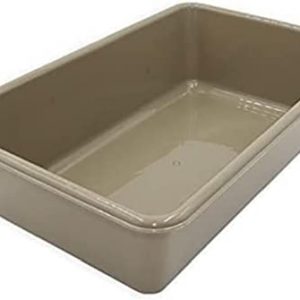 Tyrol Katzentoilette mit Rand, Taupe, 39 x 24 x 11 cm, 1 Stück