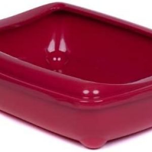 adena Katzentoilette Schale 50 cm C192 mit Rand rot