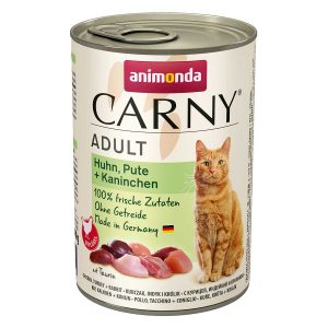 animonda Carny Adult Huhn, Pute und Kaninchen 24x400g