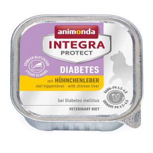 animonda Integra Protect Diabetes mit Hühnchenleber 32x100g