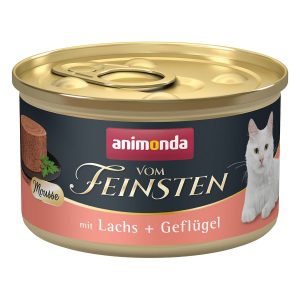 animonda vom Feinsten Adult mit Lachs + Geflügel 24x85g