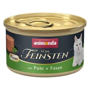 animonda vom Feinsten Adult mit Pute + Fasan 24x85g