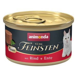 animonda vom Feinsten Adult mit Rind + Ente 12x85g