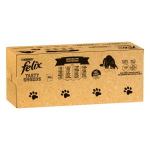 FELIX Tasty Shreds in Sauce Gemischte Vielfalt 80x80g