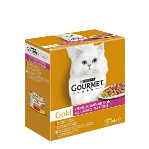 GOURMET Gold Feine Komposition Sorten-Mix 8x85g