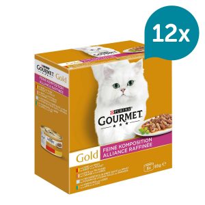 GOURMET Gold Feine Komposition Sorten-Mix 96x85g