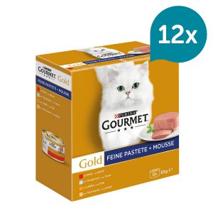 GOURMET Gold Feine Pastete Sorten-Mix 12x8x85g
