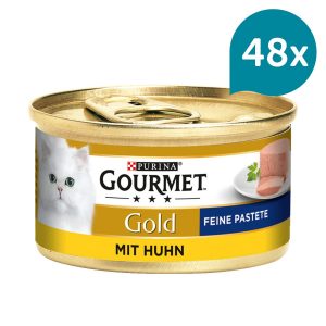 GOURMET Gold Feine Pastete mit Huhn 48x85g