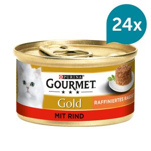 Gourmet Gold Raffiniertes Ragout Rind 24x85g