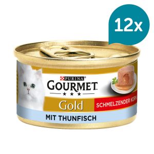 GOURMET Gold Schmelzender Kern Thunfisch 12x85g