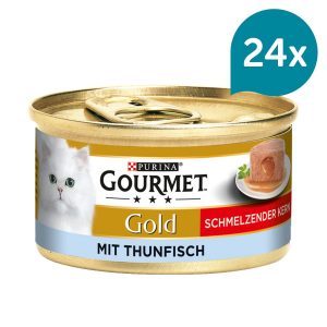 GOURMET Gold Schmelzender Kern Thunfisch 24x85g