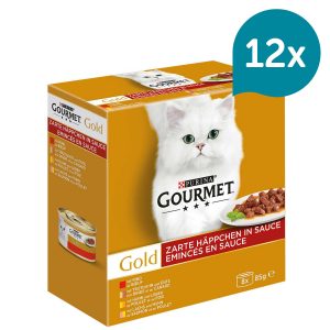 GOURMET Gold Zarte Häppchen in Sauce Sorten-Mix 96x85g