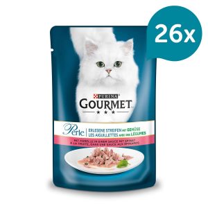 GOURMET Perle Erlesene Streifen mit Gemüse Forelle 26x85g