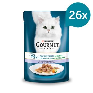 GOURMET Perle Erlesene Streifen mit Gemüse Kalb 26x85g